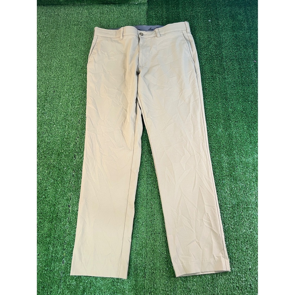 Ben Hogan Mens Performance Golf Pants Khaki Tan Stretch Trousers 32x30